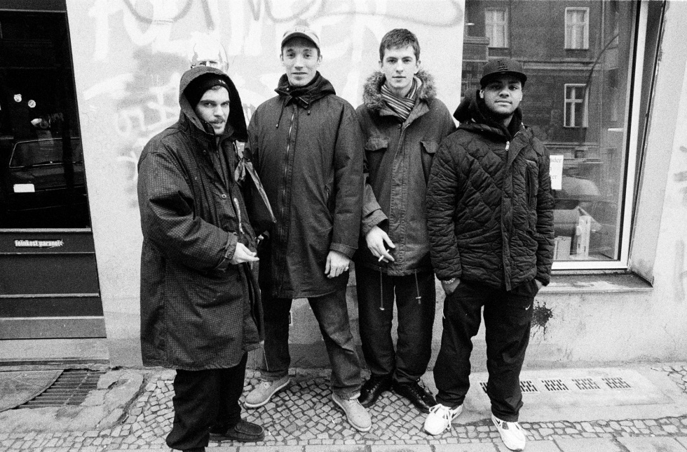 DJ Maxximus, Hi Jak, Skream & Point (Berlin, 2006); Photo: © Orson Sieverding